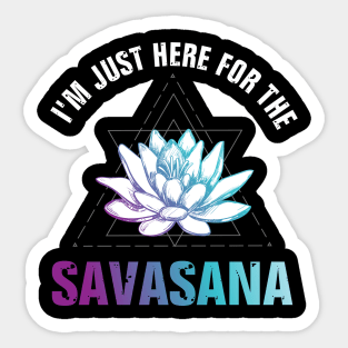 Savasana Sticker
